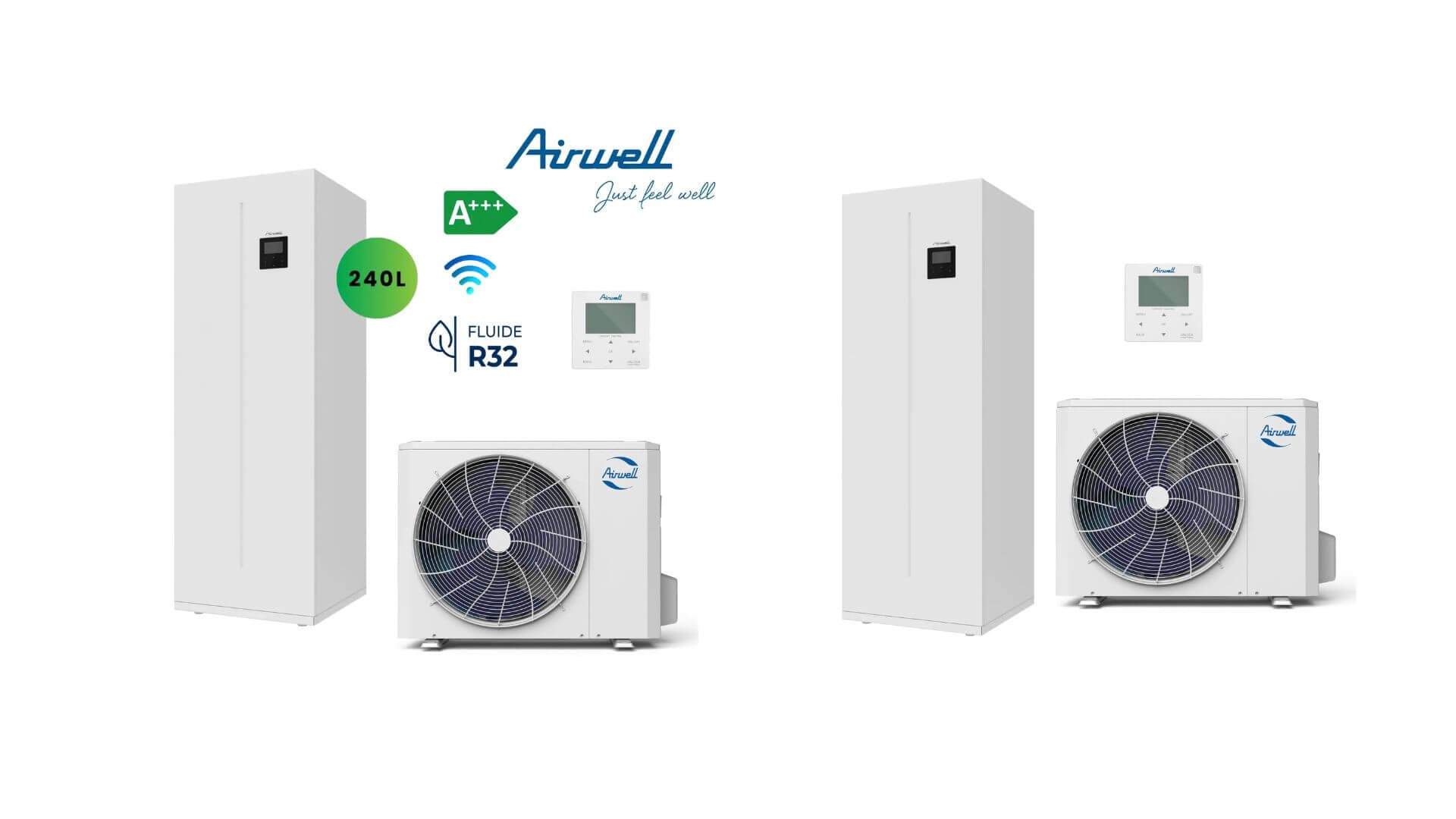 Airwell šilumos siurblių apžvalga